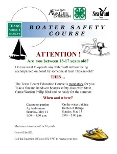 boater safety flyer