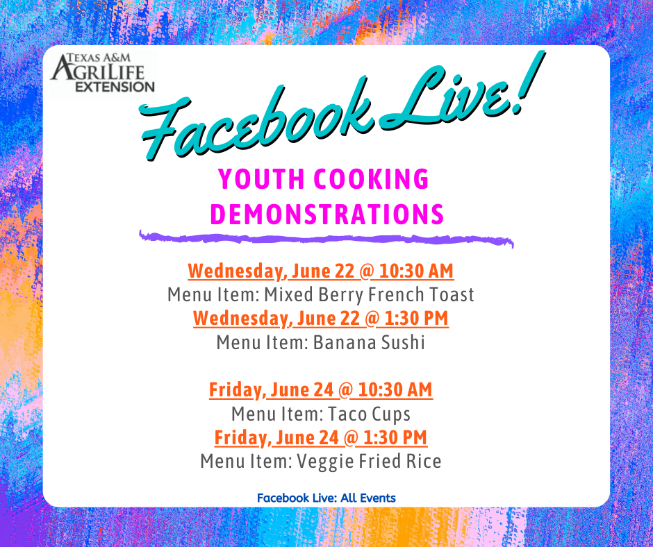 Youth Cooking Demos