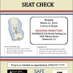 car seat checkup event Shamrock 032116