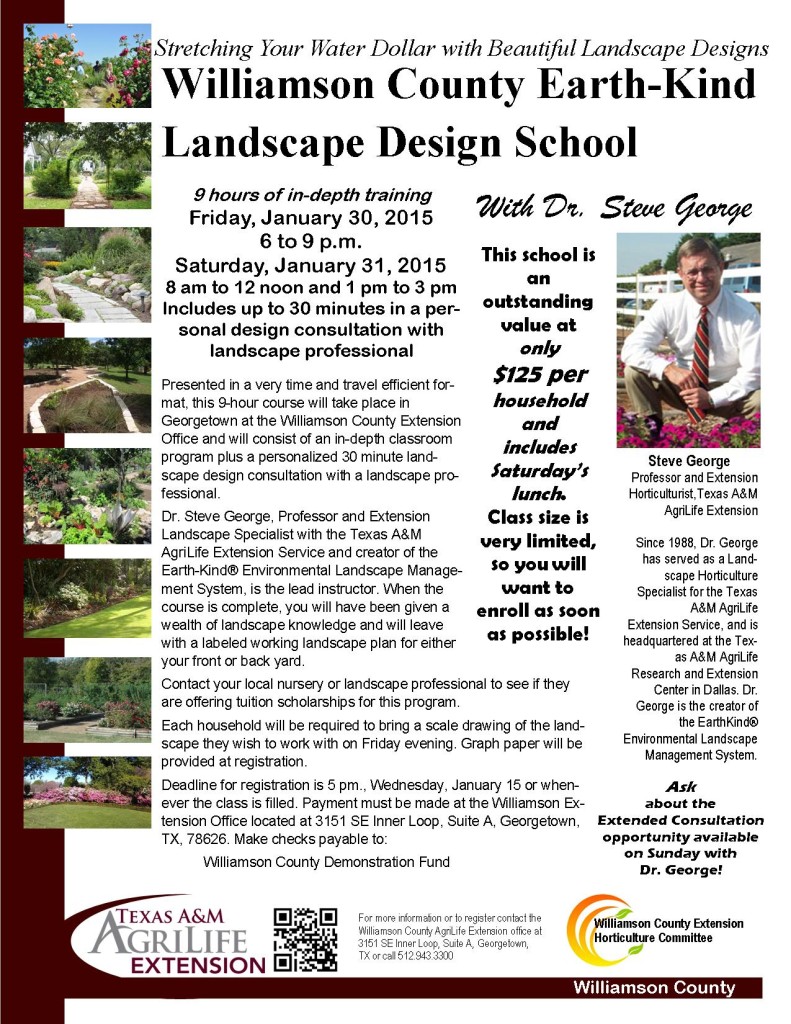 Earthkind landscape school registration 2015