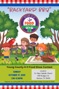 https://young.agrilife.org/files/2022/10/4-H-Food-Show-Guidelines-2022-Young-County.pdf