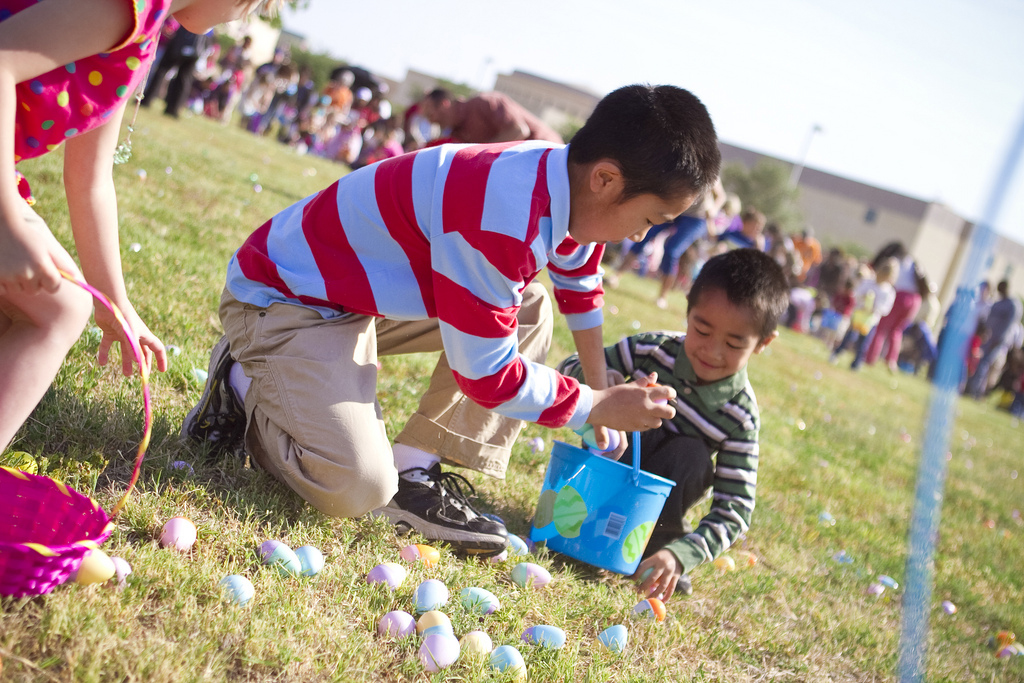 Easter Day Kids at the Bush Presidential Library