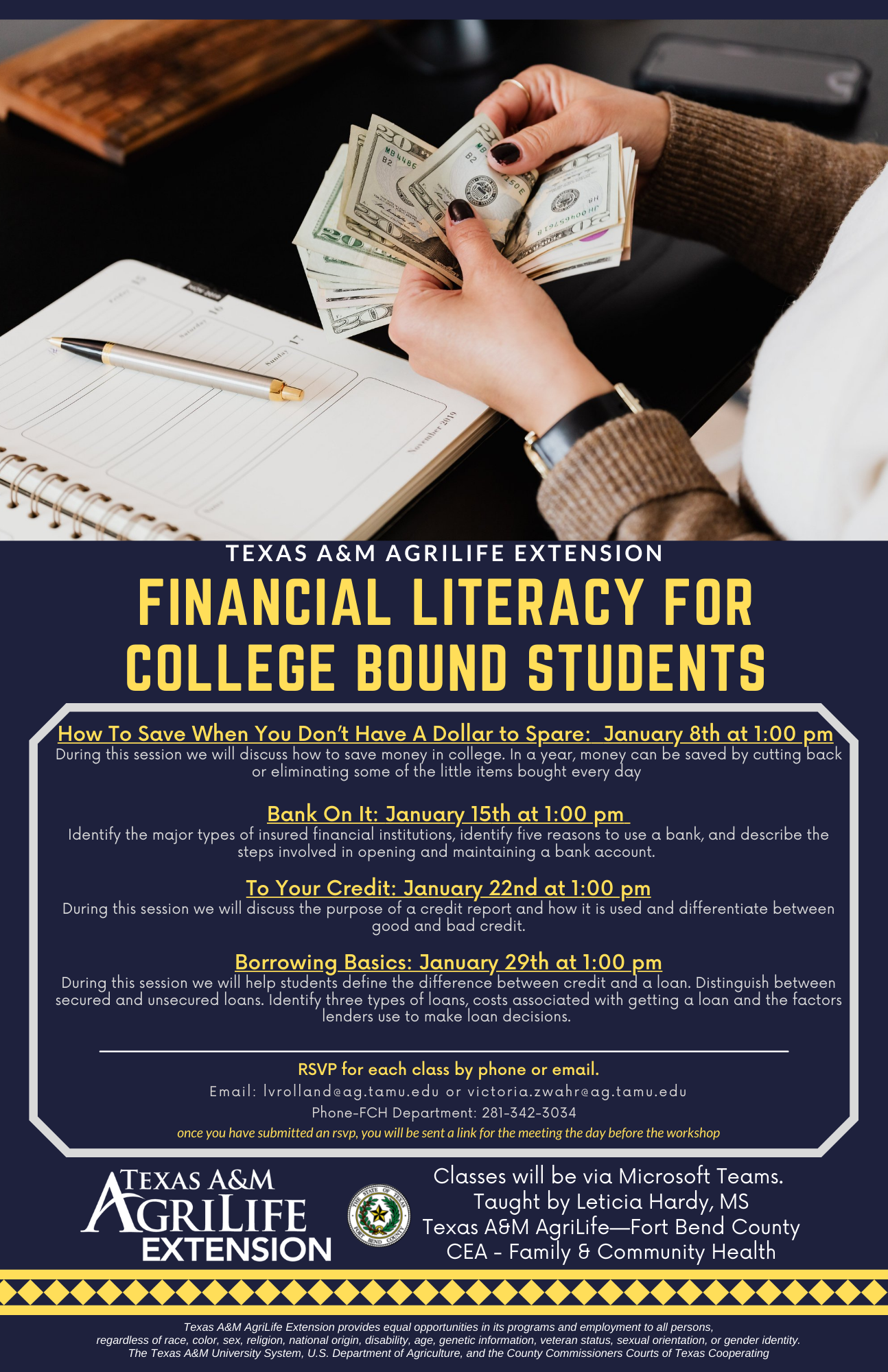 Financial Literacy for College Bound Students