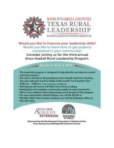 Knox-Haskell Rural Leadership Program