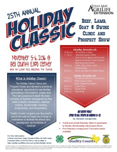 2016 Holiday Classic Flyer